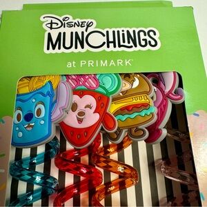 NWT. Disney Primark munchlings straws 4 pack. Adorable twisty plastic straws